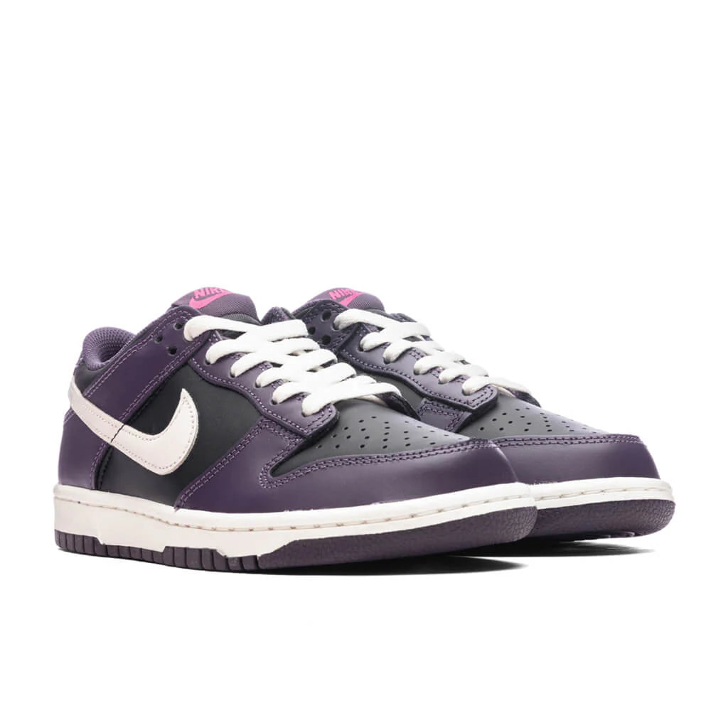 Dunk Low GS Black Pale Ivory Dark Raisin Sail