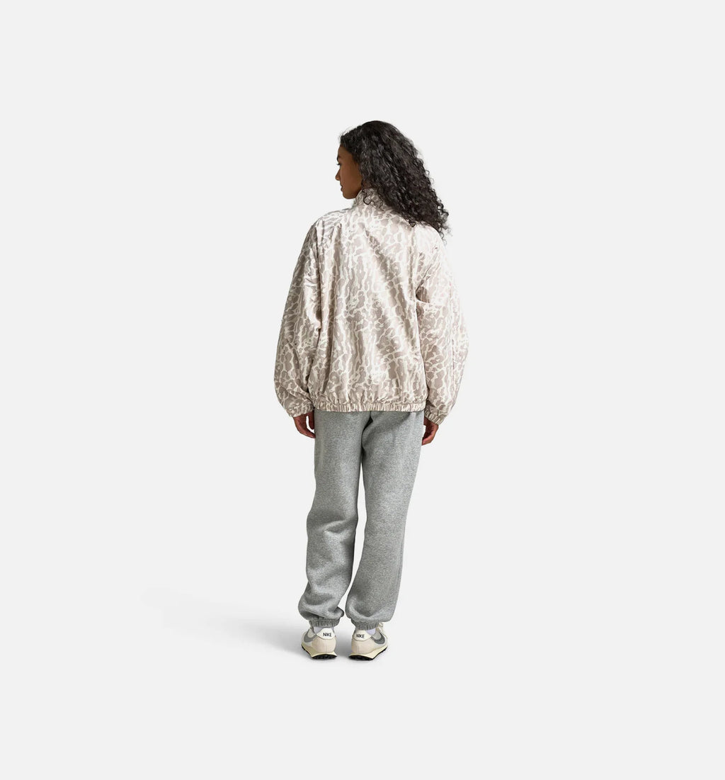 NSW Woven Printed All Over Womens Jacket College Grey Sail