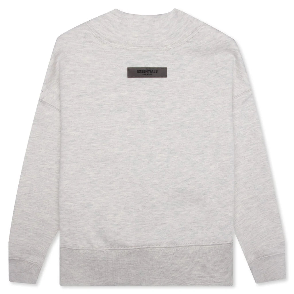Kids Core Mockneck Light Oatmeal