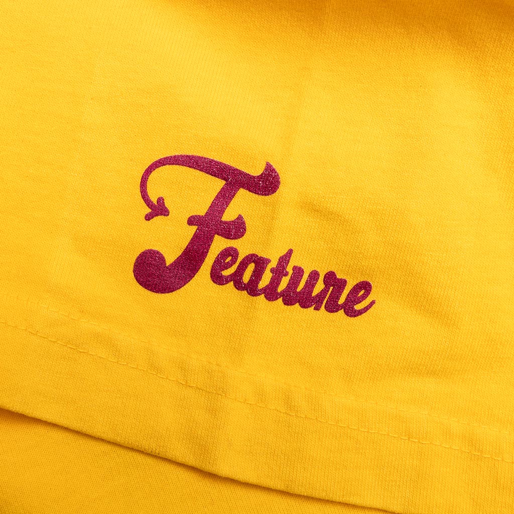 Feature x ASU Crest Tee Spectra Yellow