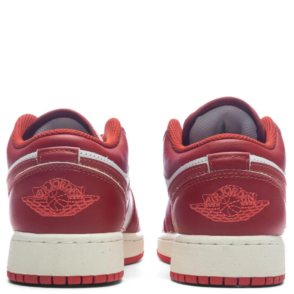 Air Jordan 1 Low SE GS White Dune Red Lobster