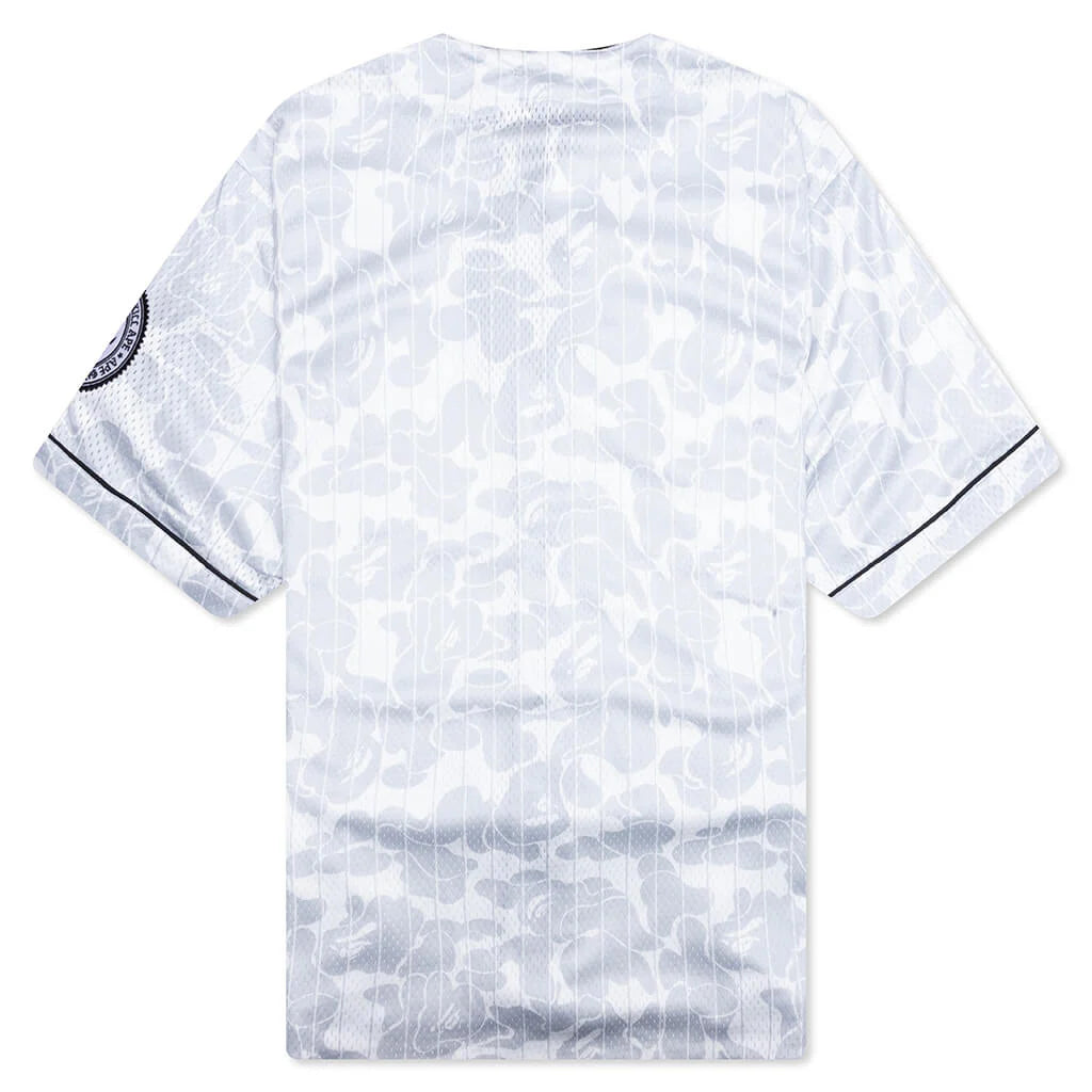 Camo Stripe Baseball Shirt Gray