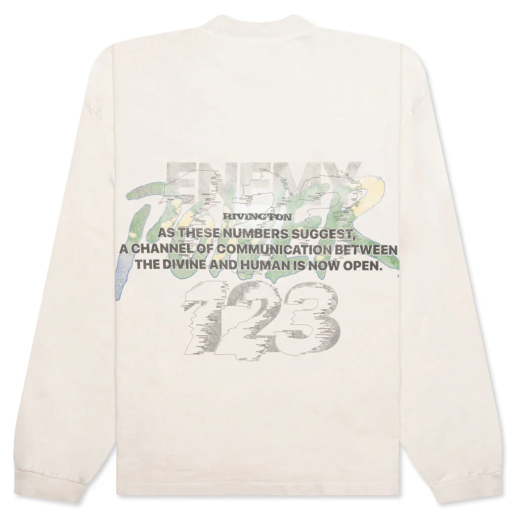 Fin Du Monde L S Tee Vintage White