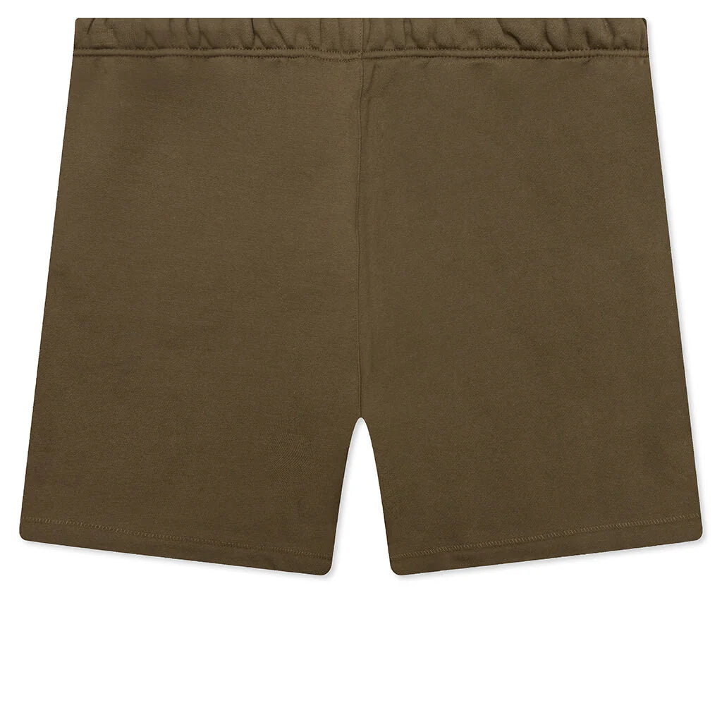 Fleece Soccer Short Olive