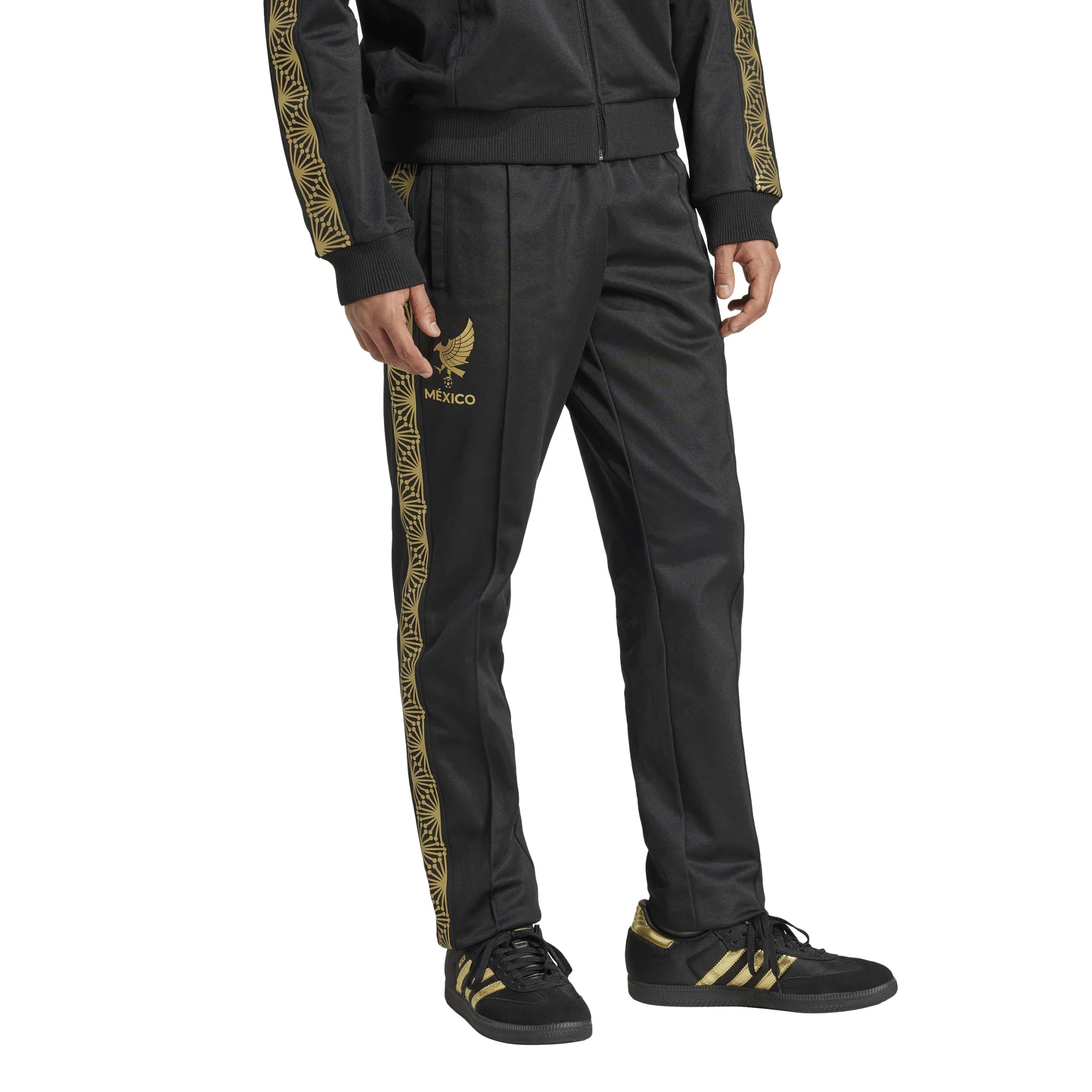 adidas Mexico Gold Track Pants Black