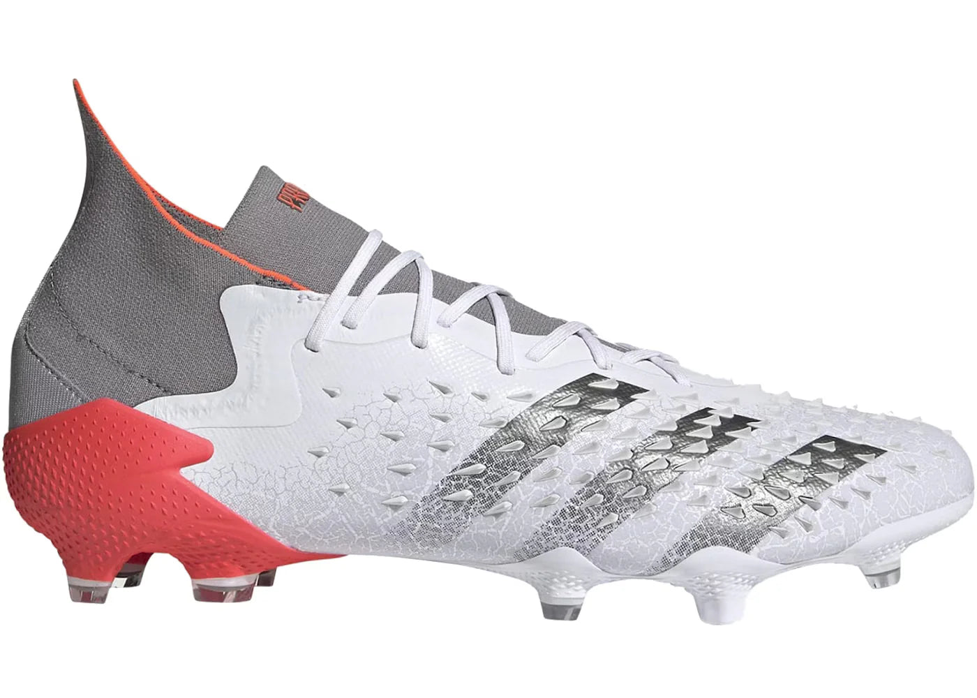 adidas Predator Freak 1 Firm Ground Soccer Shoes White