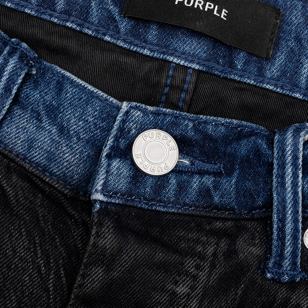 Skinny Coated Indigo Black