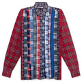 Ribbon Wide Flannel Shirt Assorted