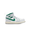 Jordan 1 Mid TD Summit White Pine Green Pure Platinum