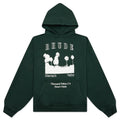 Thousand Palms Hoodie Vintage Forest Green White