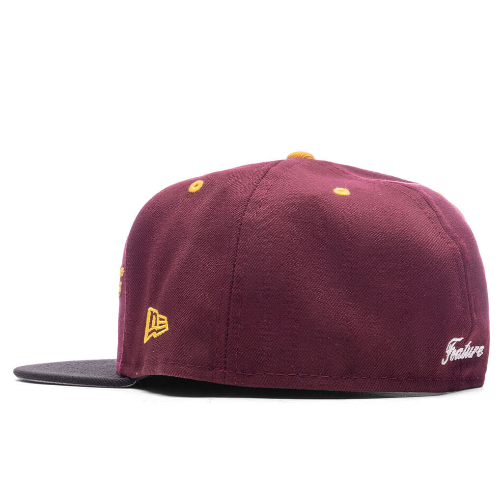 Feature x New Era AZ 59FIFTY Fitted Maroon Black