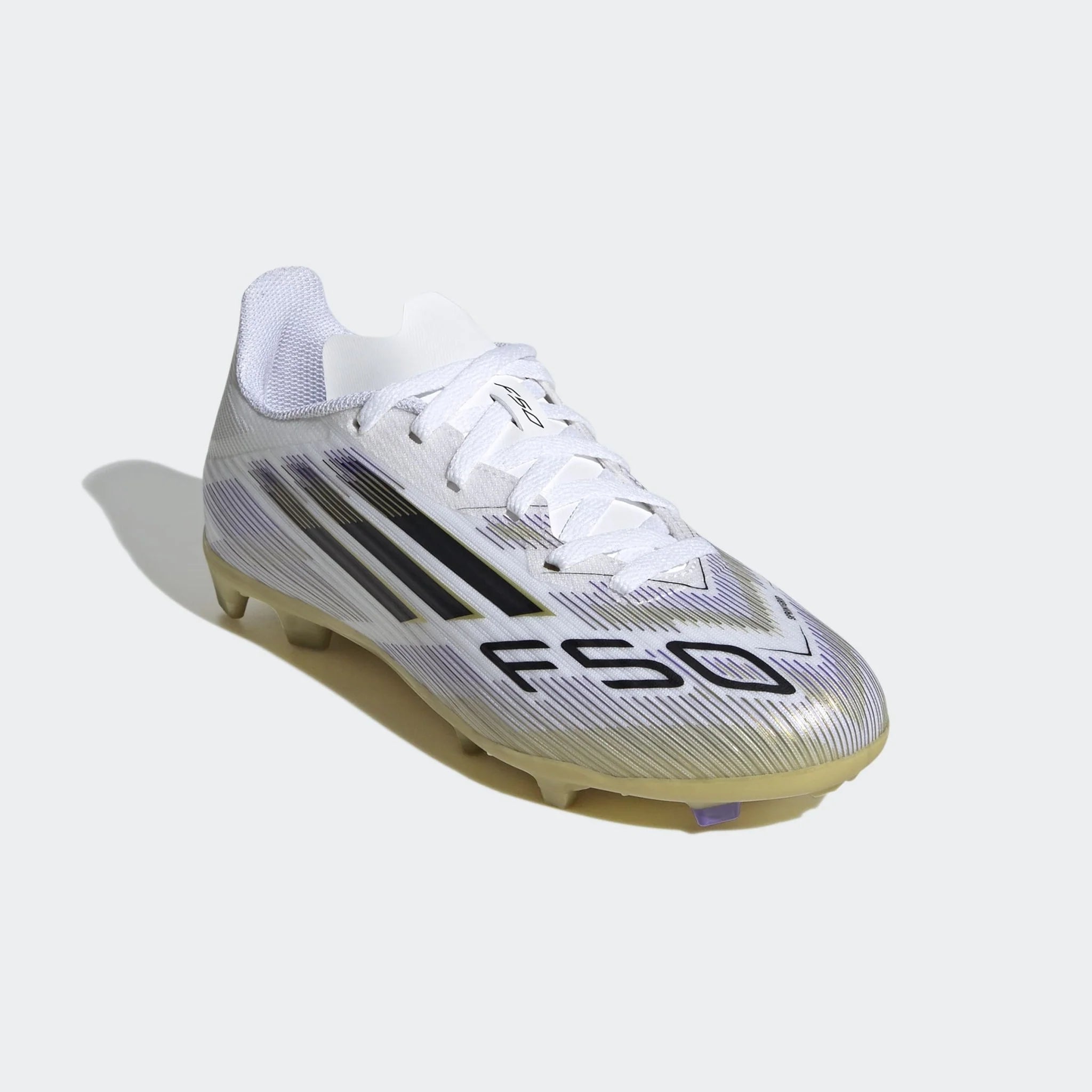 adidas F50 League Firm Multi Ground Boots Kids White Black