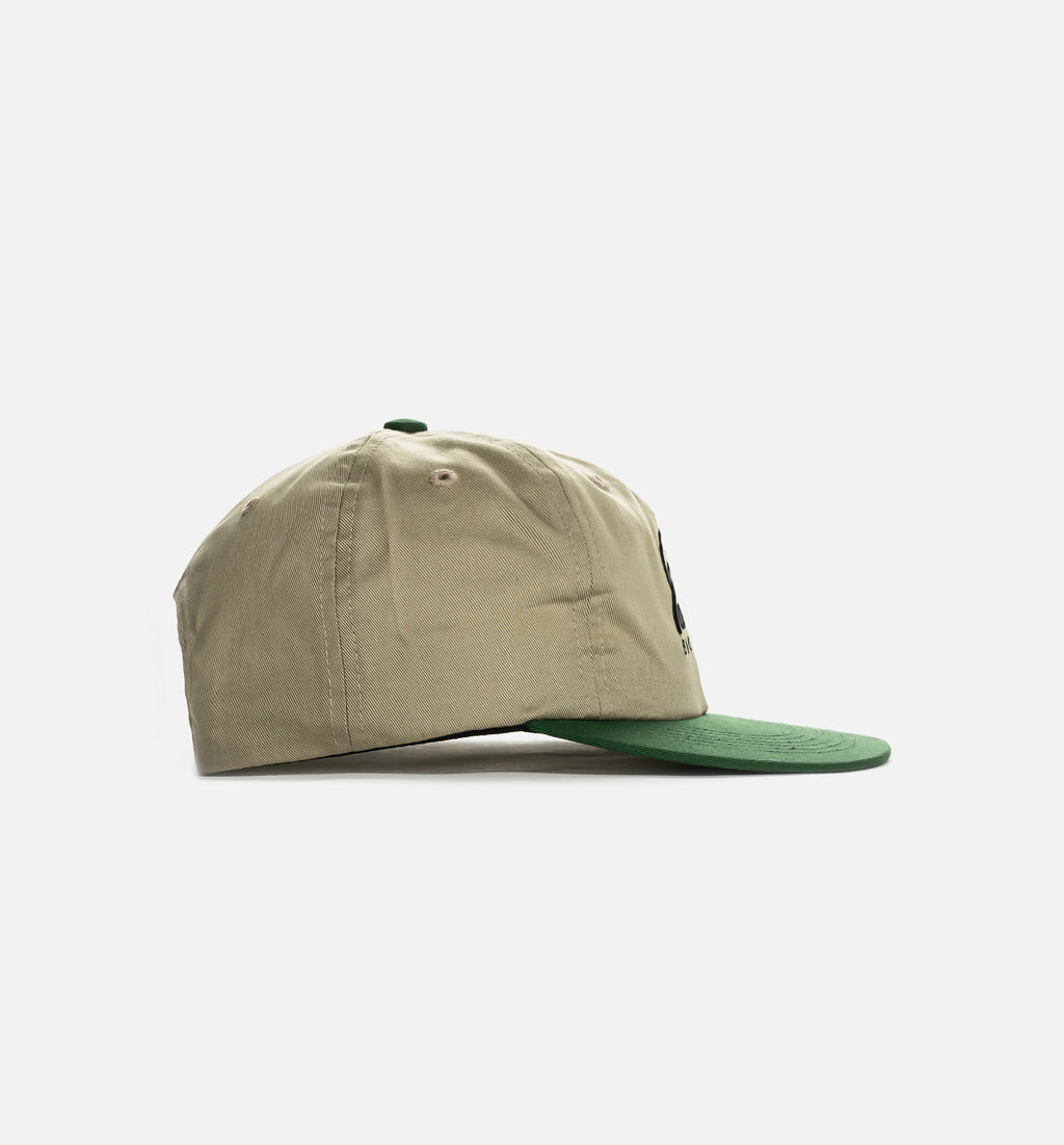 Bicycle Logo 6 Panel Mens Hat Green