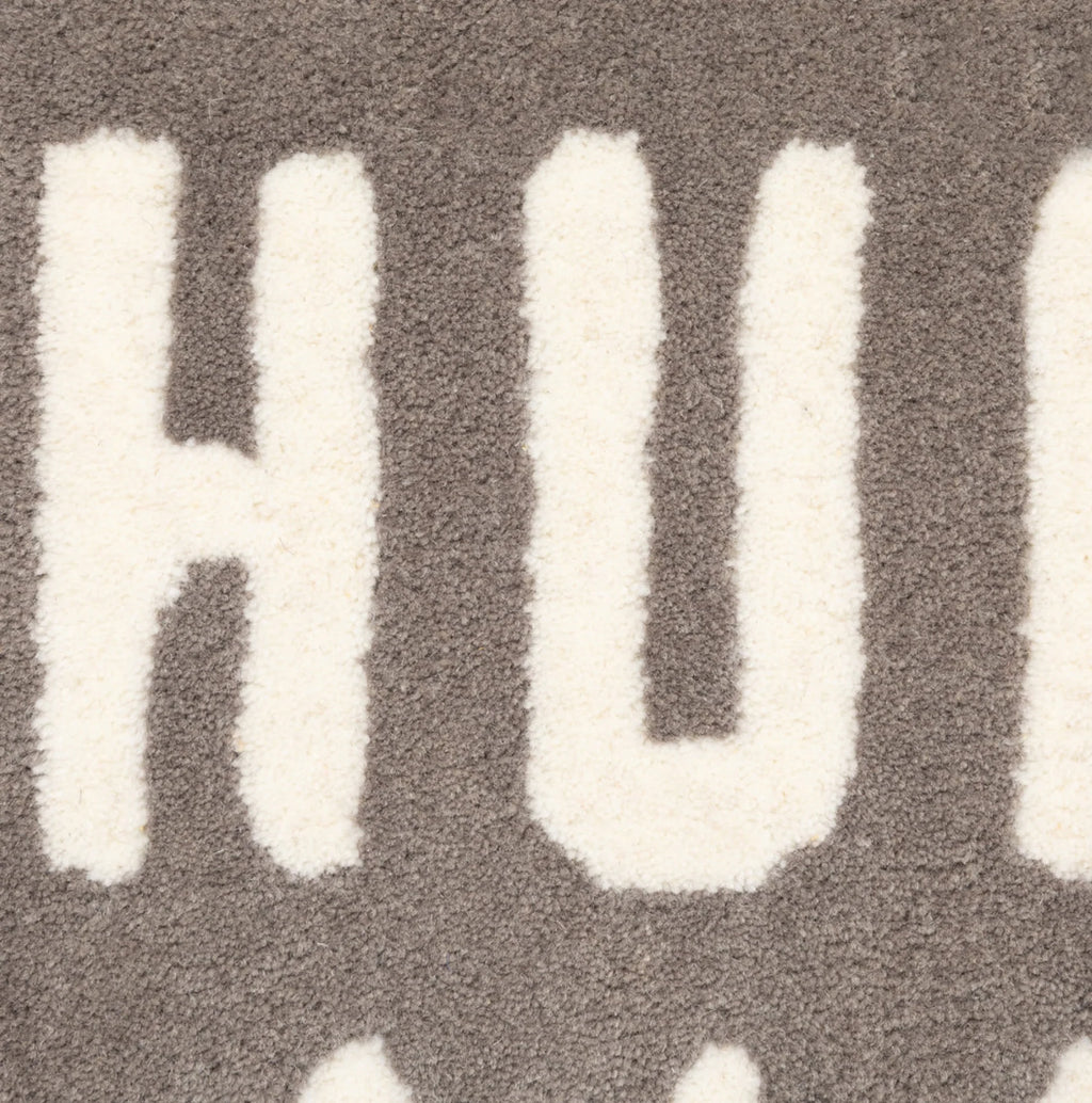 Heart Rug Medium Gray