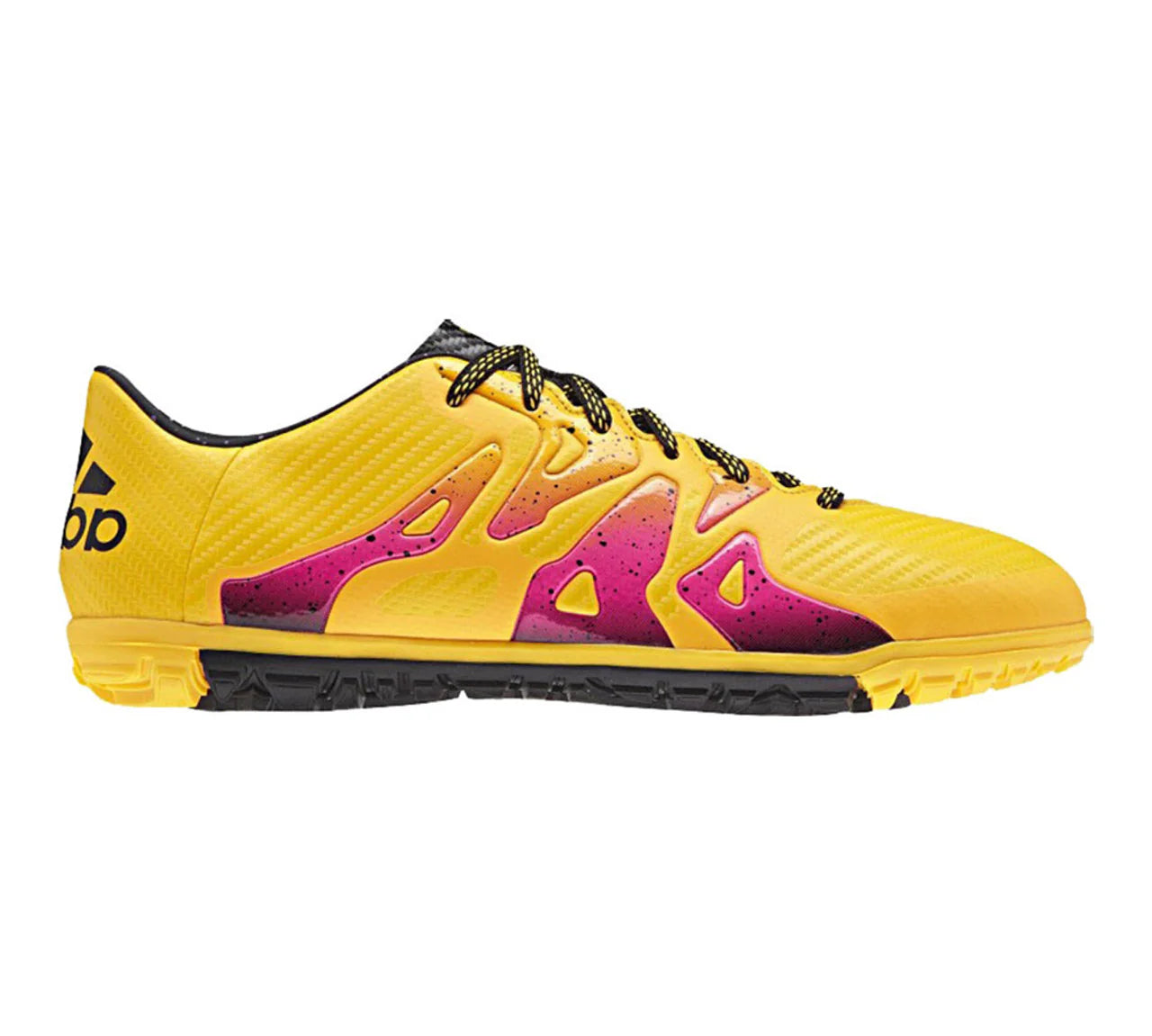 adidas X 153 IN Mens Soccer Shoes Gold Black Pink