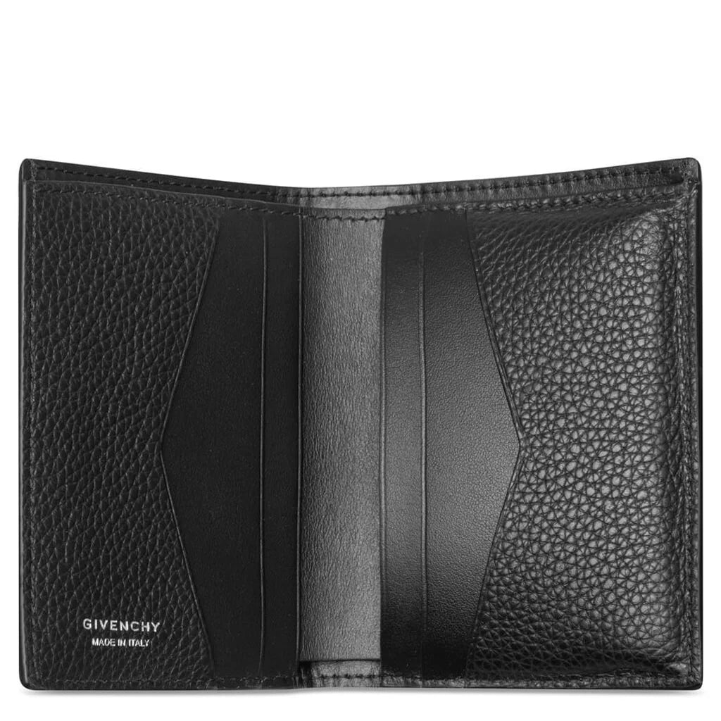 Grained Leather 4G Wallet Black