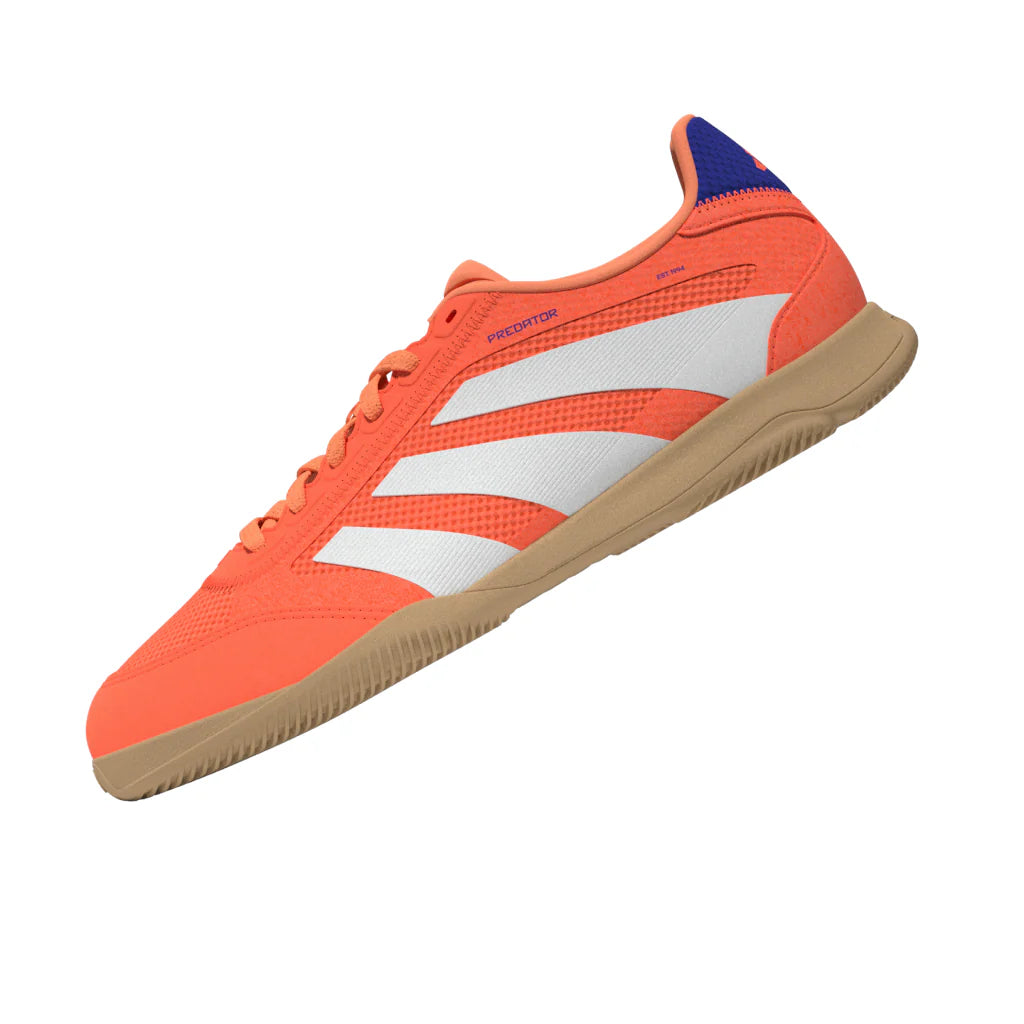 adidas Predator League IN Indoor Youth Soccer Shoes Orange White