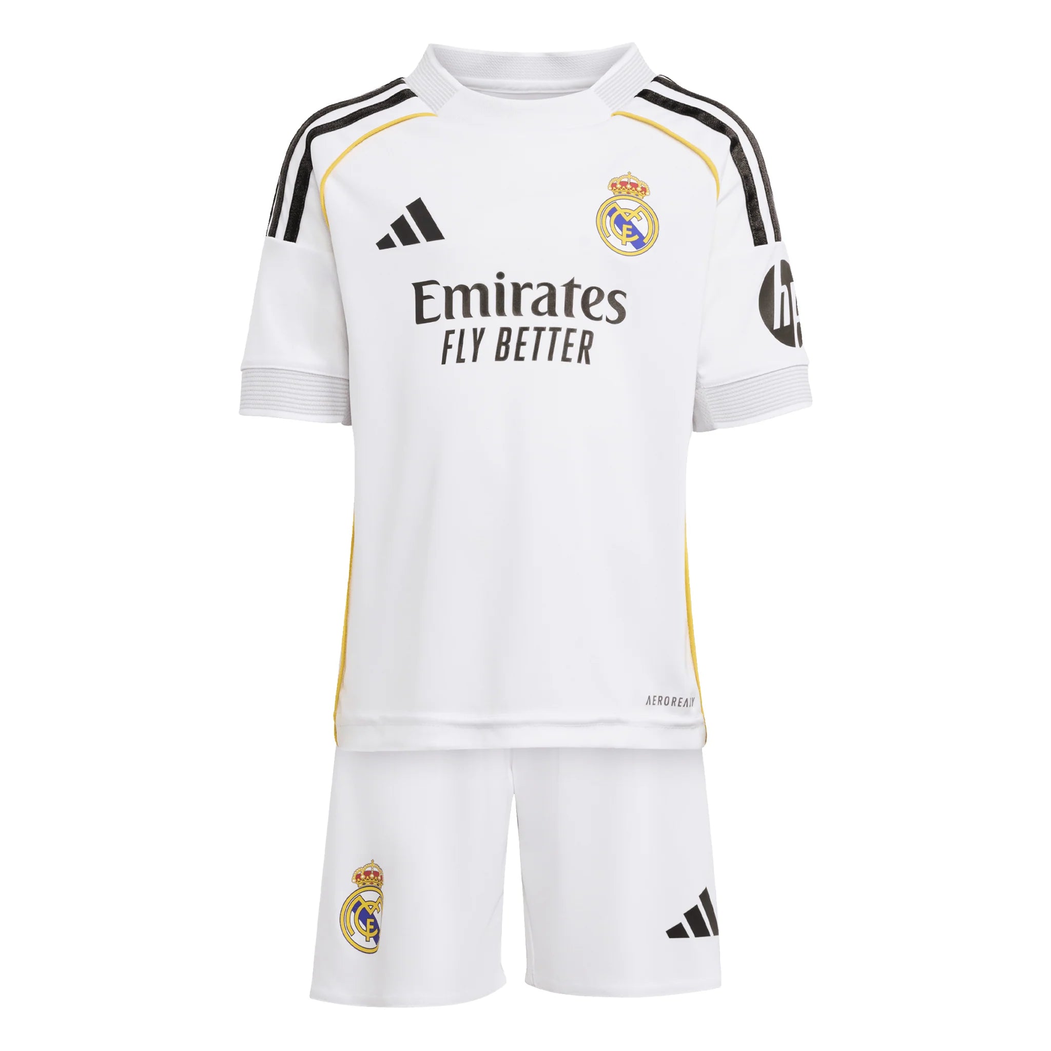 adidas Real Madrid Home Mini Kit Kids 25 26 White