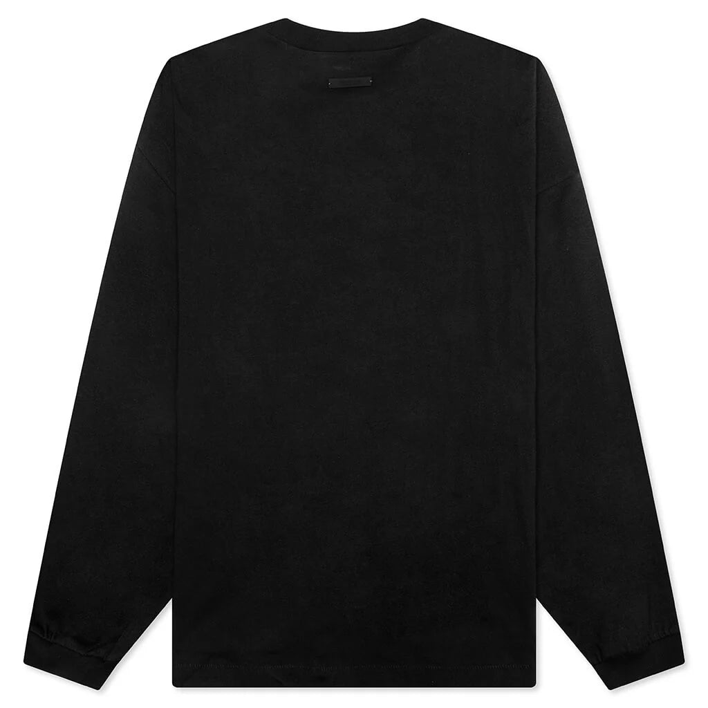 Jersey L S Tee Black
