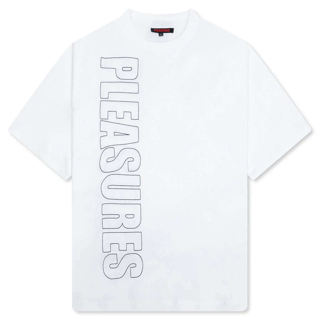 Outline Heavyweight T Shirt White
