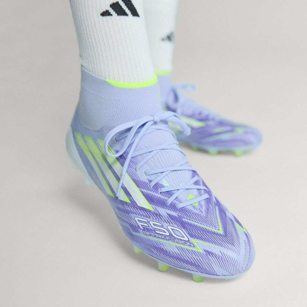 adidas F50 Sparkfusion Elite Mid Firm Ground Artificial Womens Soccer Cleats Vioton Lemon