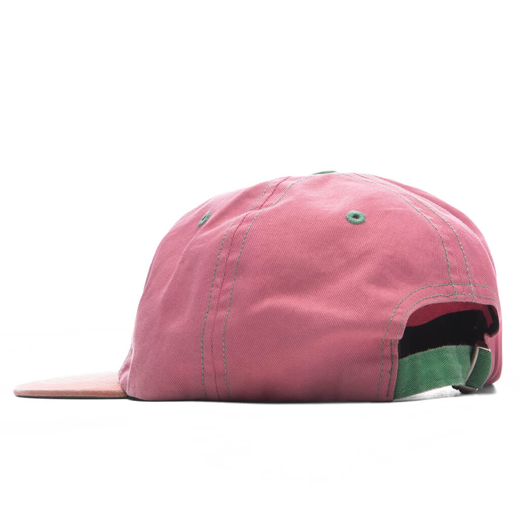 Slanted P 6 Panel Hat Pink