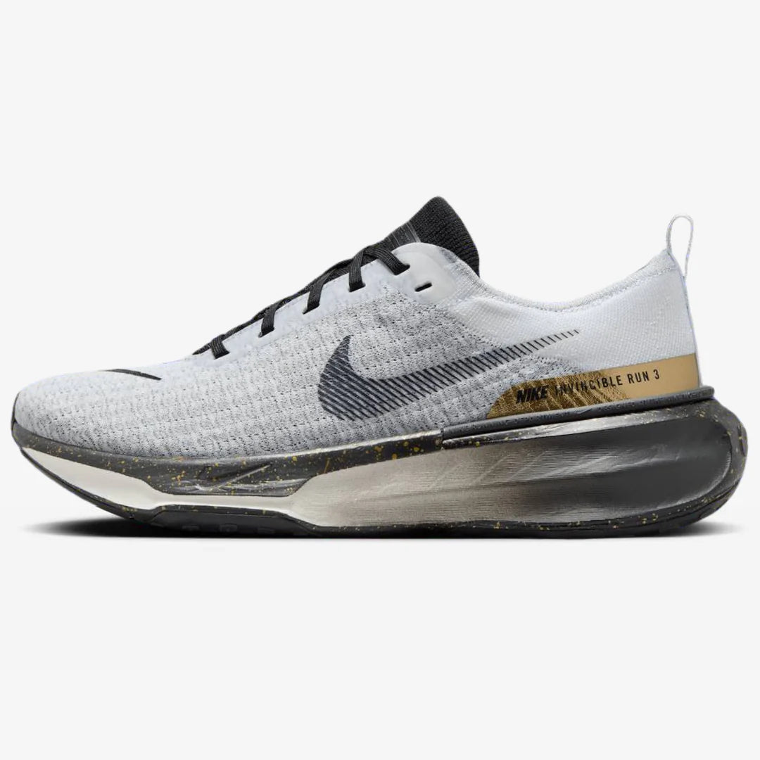 Nike Invincible Run 3 Cinza Preto Gold