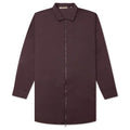 Nylon Filled Shirt Jacket Plum