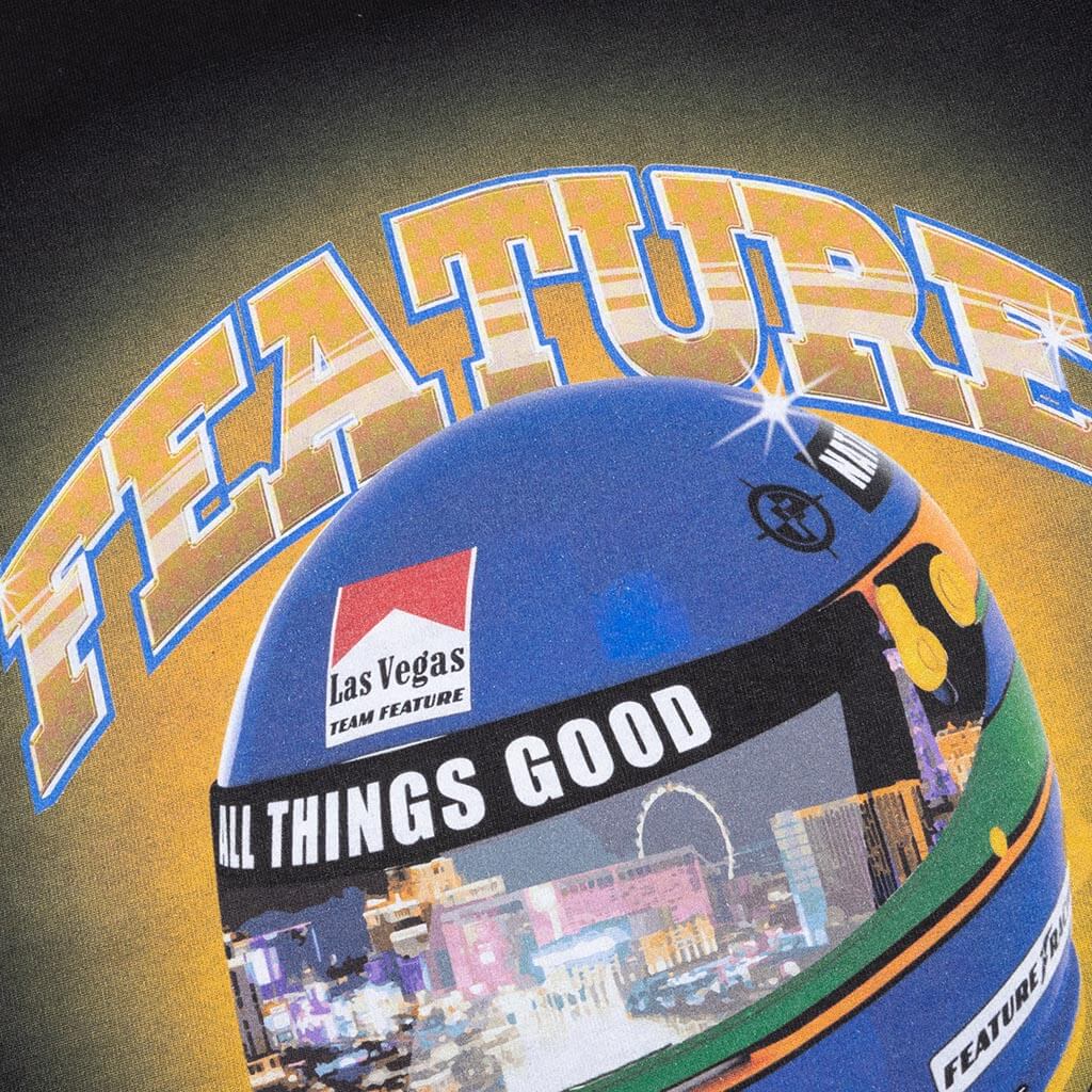 Vegas Visor Tee Black