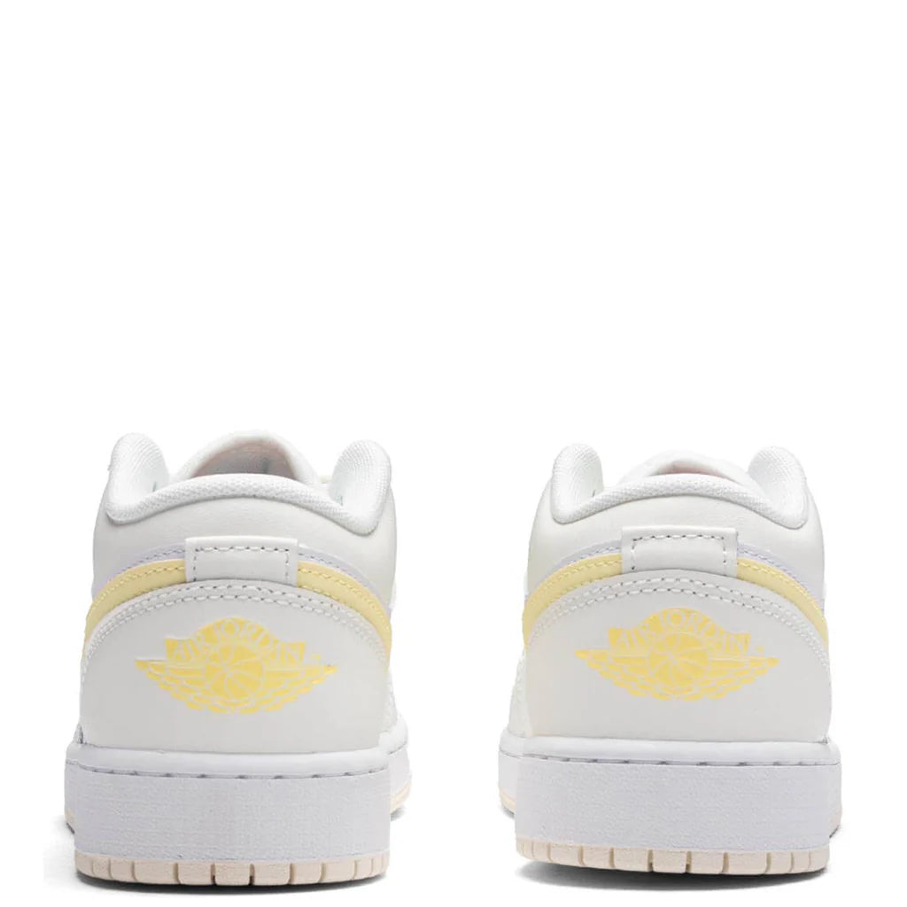 Air Jordan 1 Low GS Sail Lt Laser Orange White Laser Fuchsia