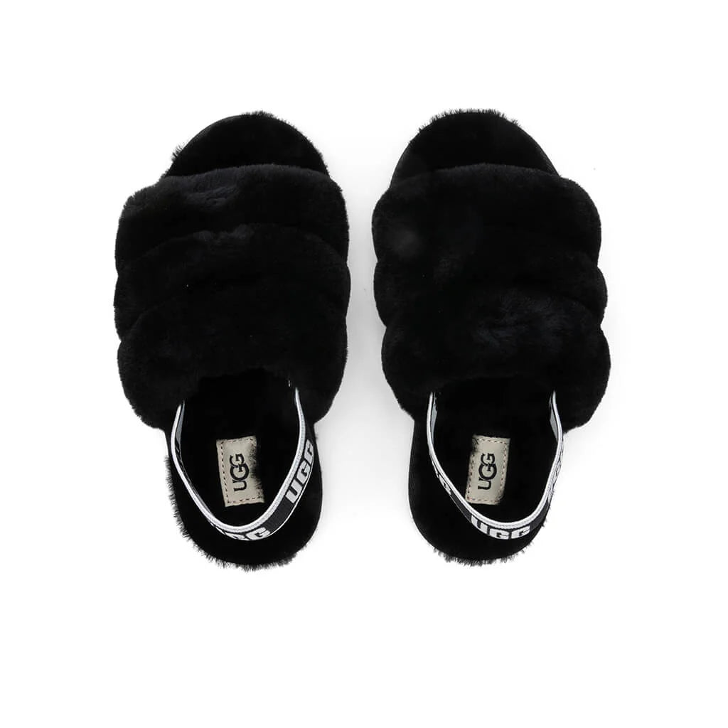 Toddlers Fluff Yeah Slide Black