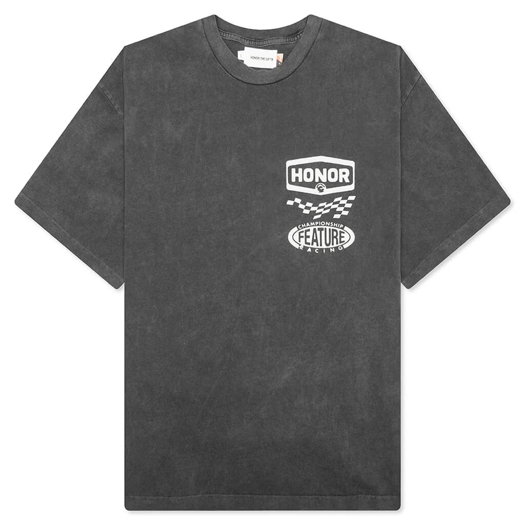 Feature x Honor The Gift Precision Graphic Tee Faded Black