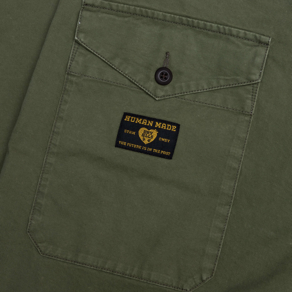 Straight Cargo Pants Olive Drab