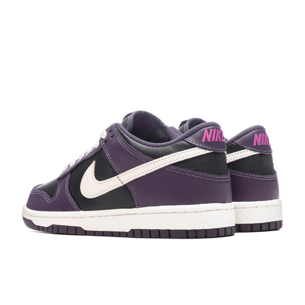 Dunk Low GS Black Pale Ivory Dark Raisin Sail