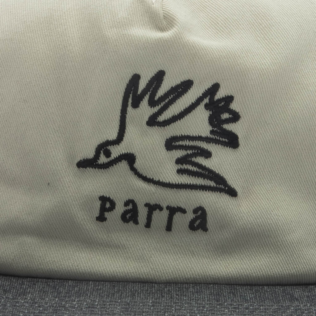 Yarn Bird 5 Panel Hat Off White
