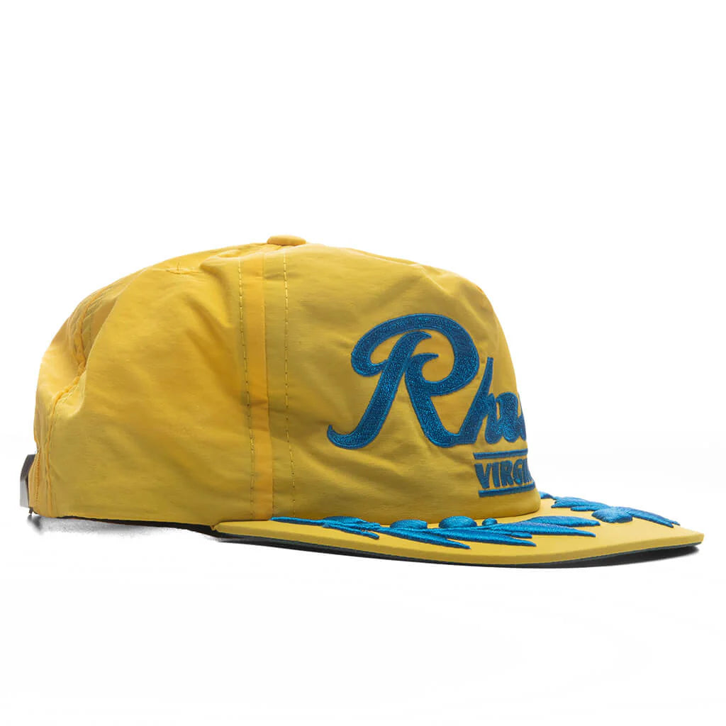Rhude Virgin Islands Hat Yellow Blue
