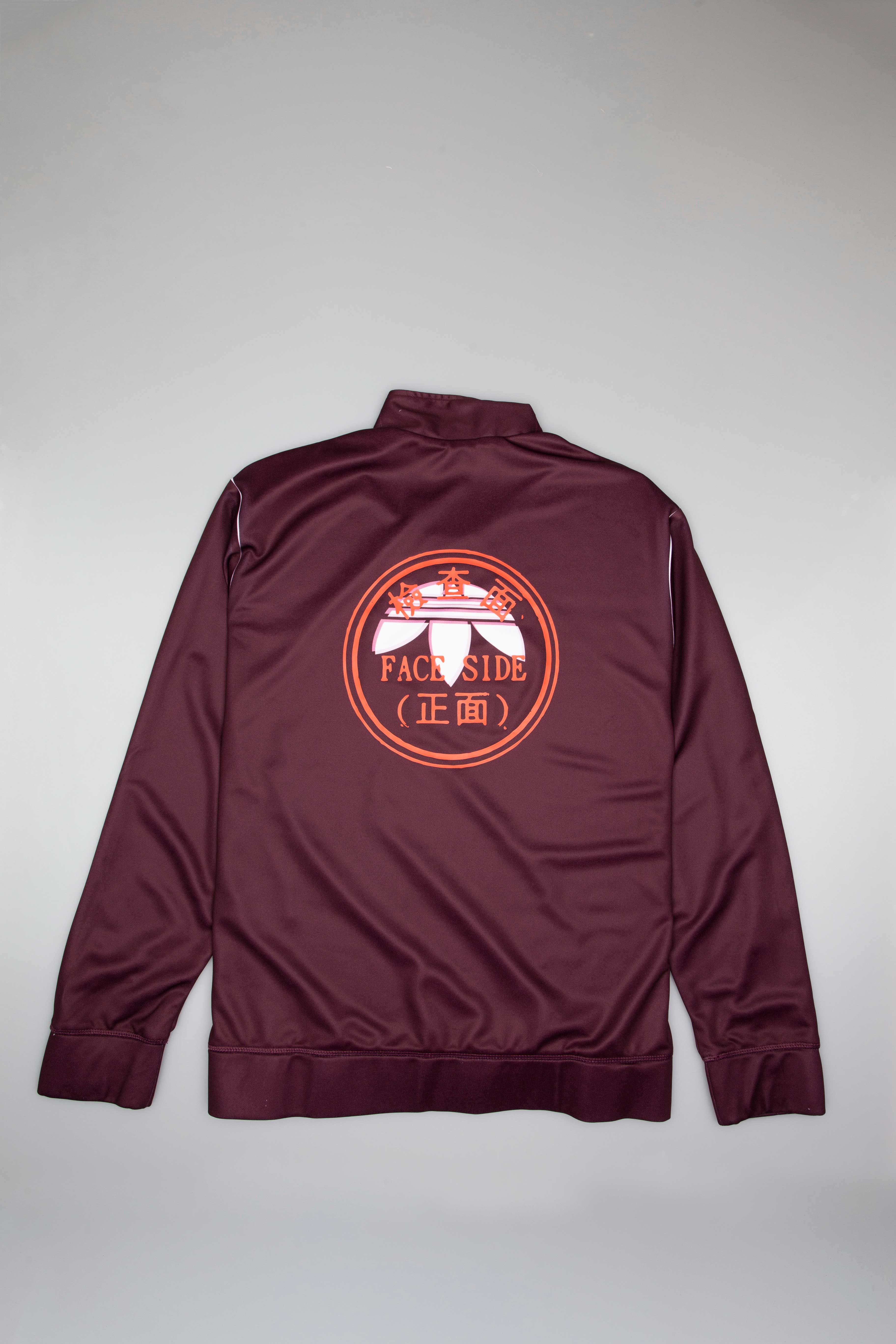 adidas Originals by Alexander Wang Mens Track Jacket Burgundy White
