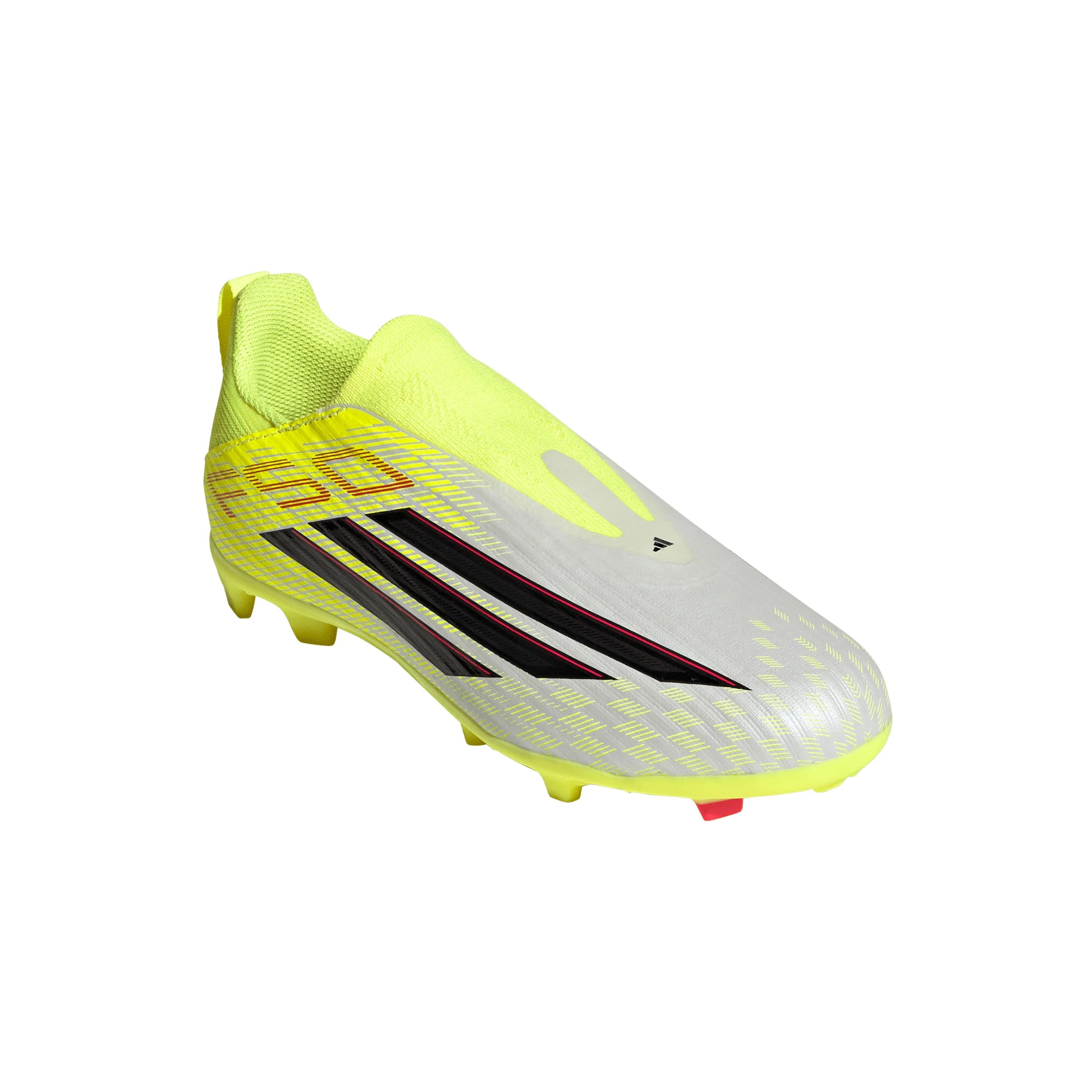 adidas F50 League Laceless FG MG Firm Ground Multi Ground Youth Soccer Cleats Yellow Black Red