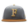 Feature x New Era F Logo Fossils Everywhere 59FIFTY Fitted Gray Brown