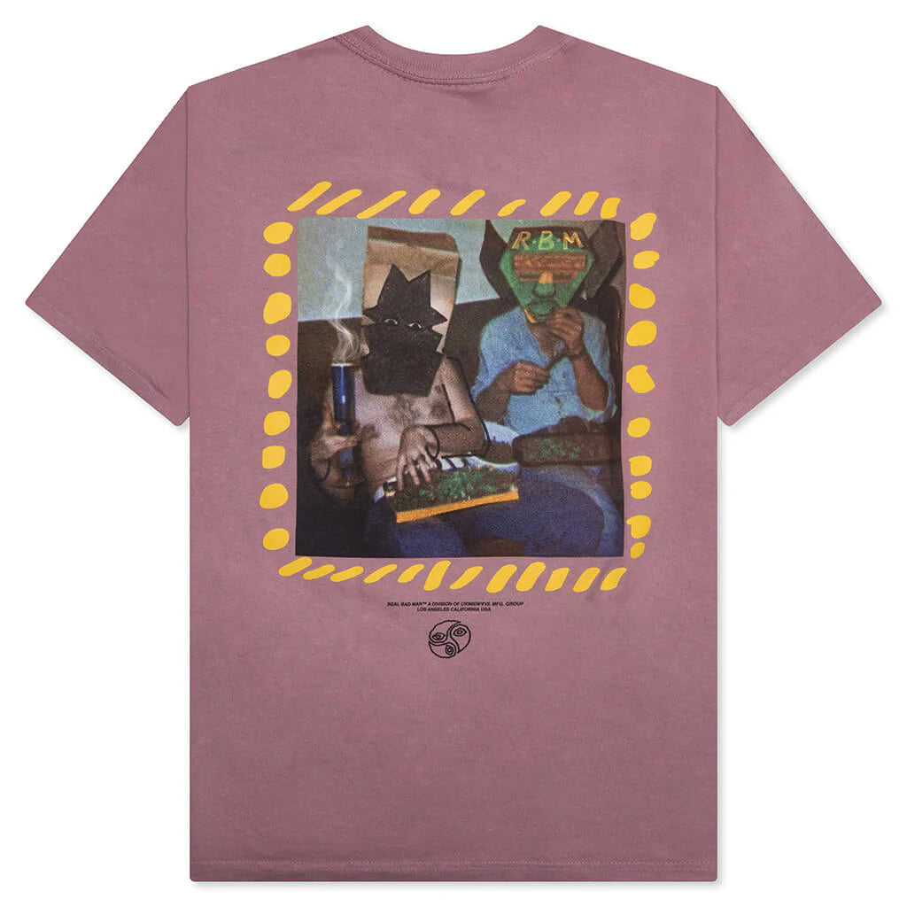 Masked Men S S Tee Mauve