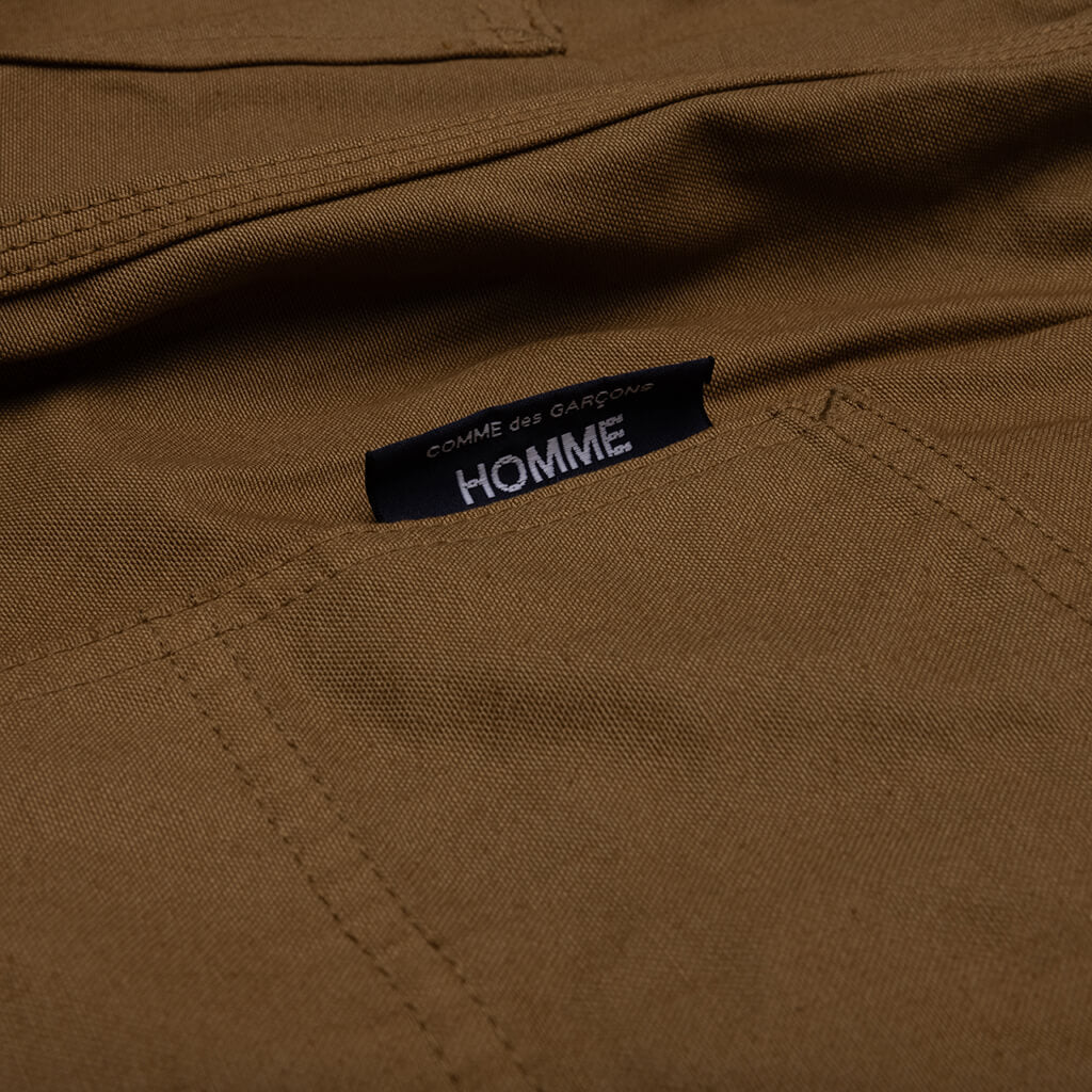 Elasticated Waist Utility Shorts Beige