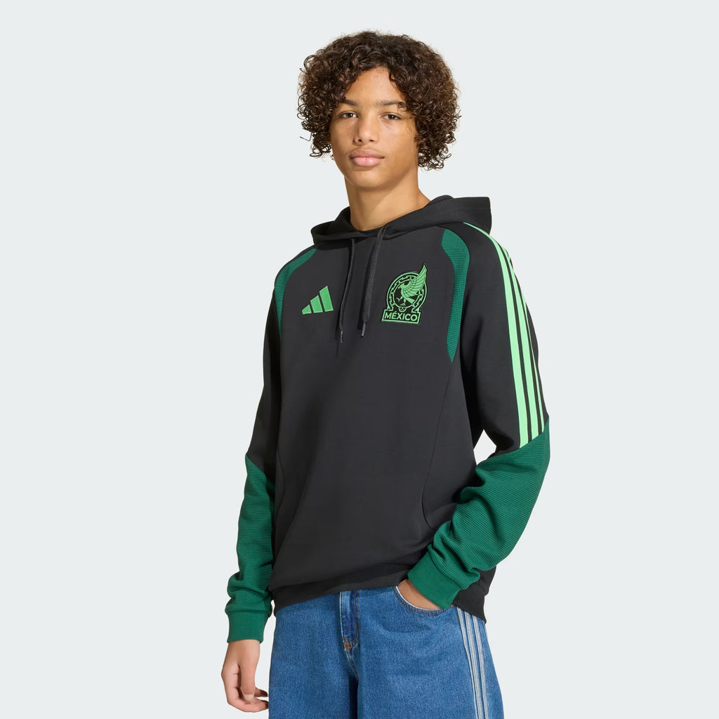 adidas Mexico 26 Tiro Youth Sweat Hoodie Black