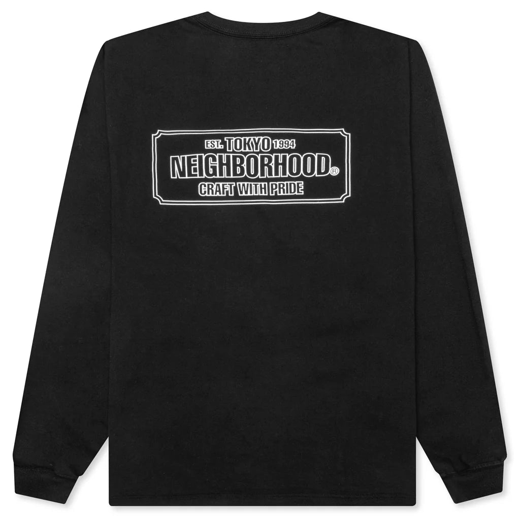NH L S Tee 1 Black