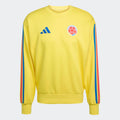 adidas Colombia DNA Mens Soccer Crew Sweat Yellow