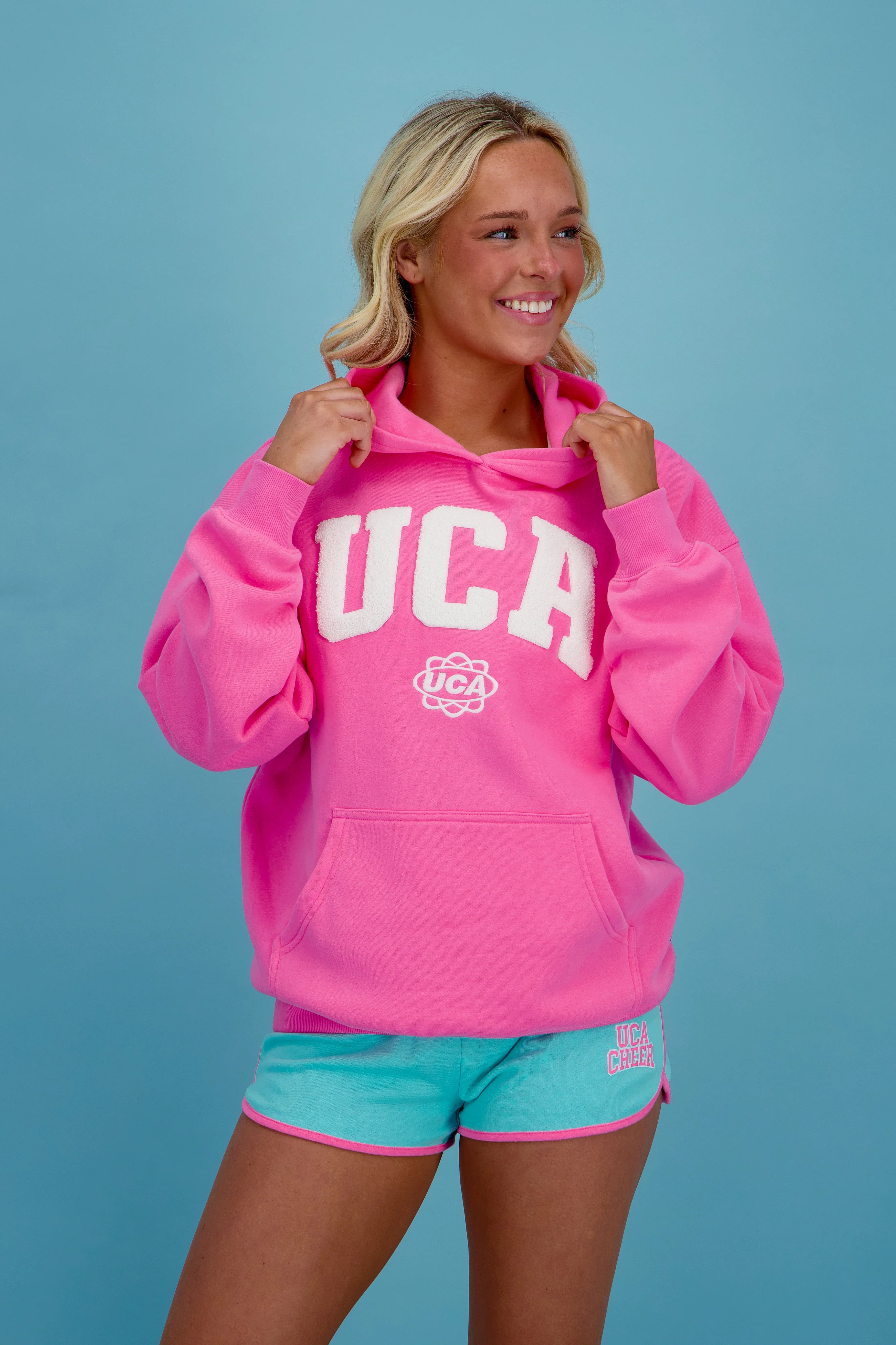 UCA Pink Blitz Chenille Hoodie
