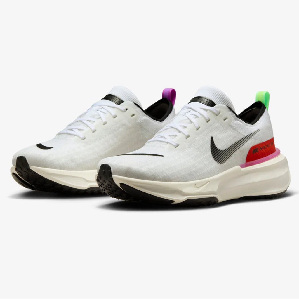 Nike Invincible Run 3 Branco Lime Blast Blue Lightning Preto