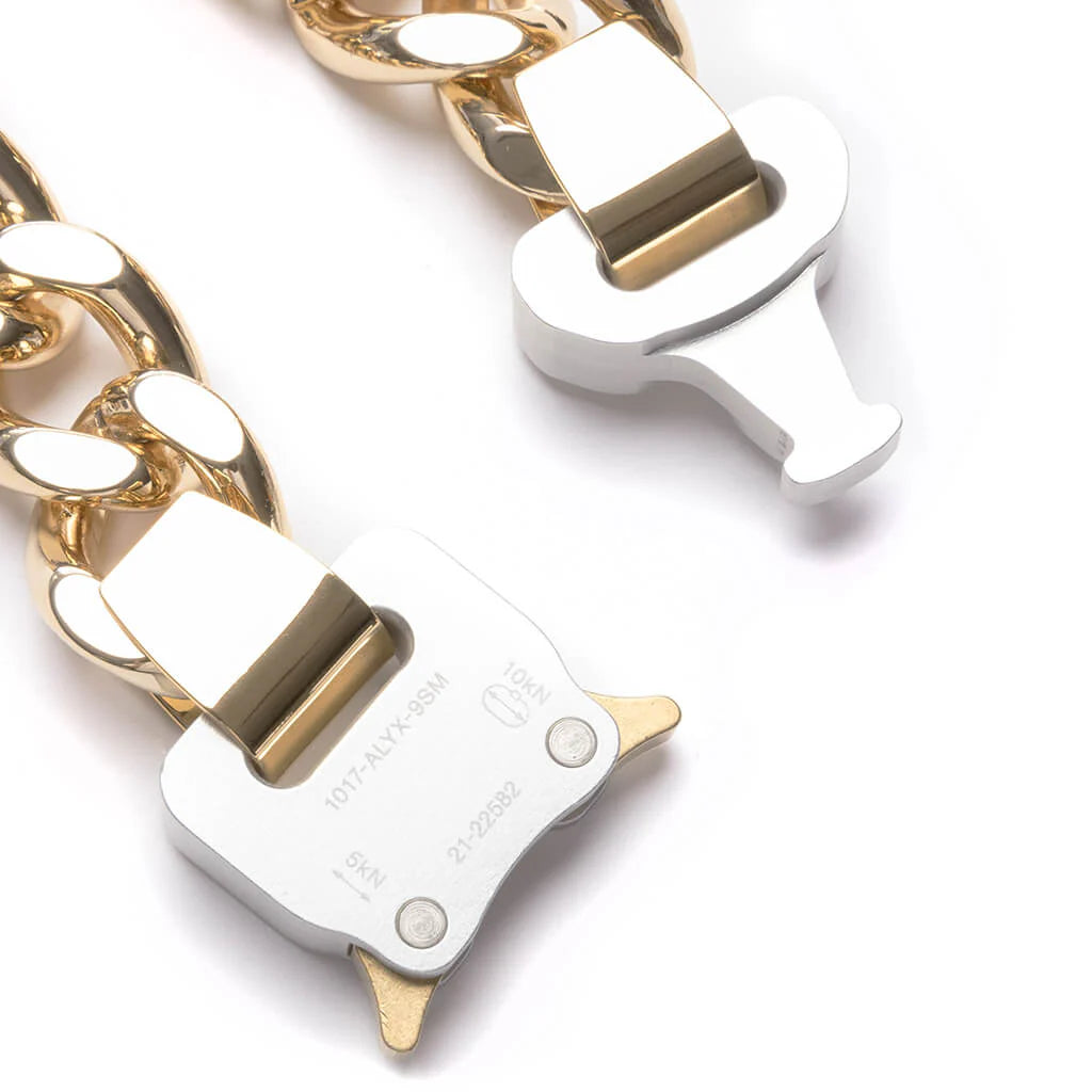 Bracelet with Buckle Gold Shiny