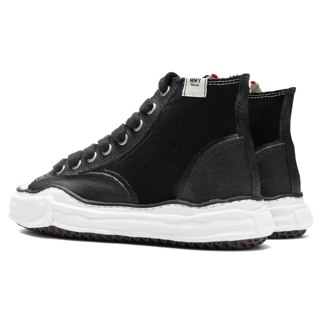 Peterson High OG Sole Rubber Painted Canvas Sneaker Black
