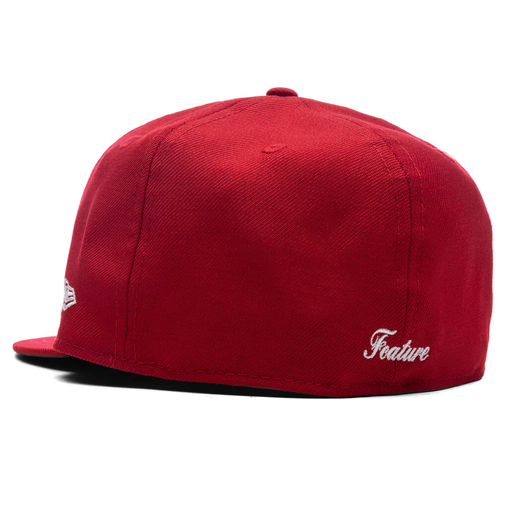 FEATURE x New Era 59FIFTY Fitted Wool Red