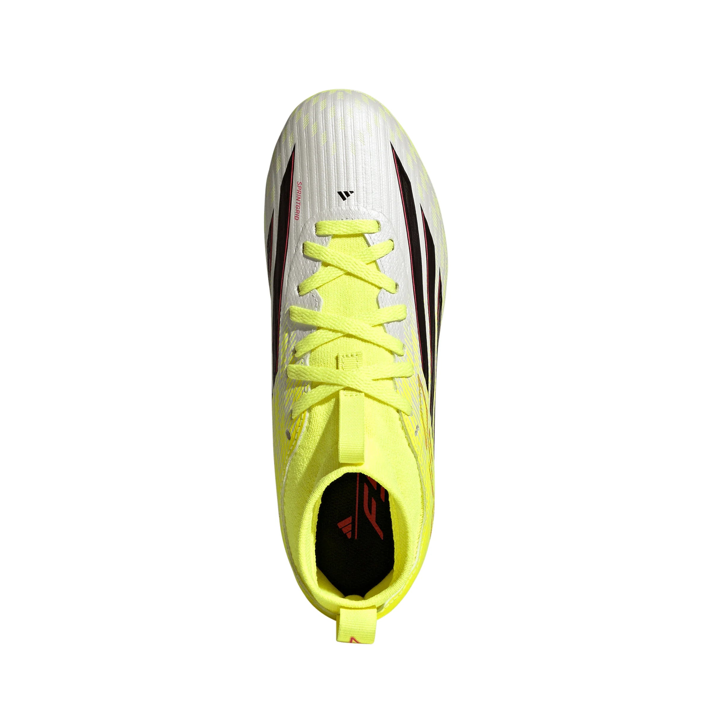 adidas F50 League Mid Cut FG MG Firm Ground Multi Ground Youth Soccer Cleats Yellow Black